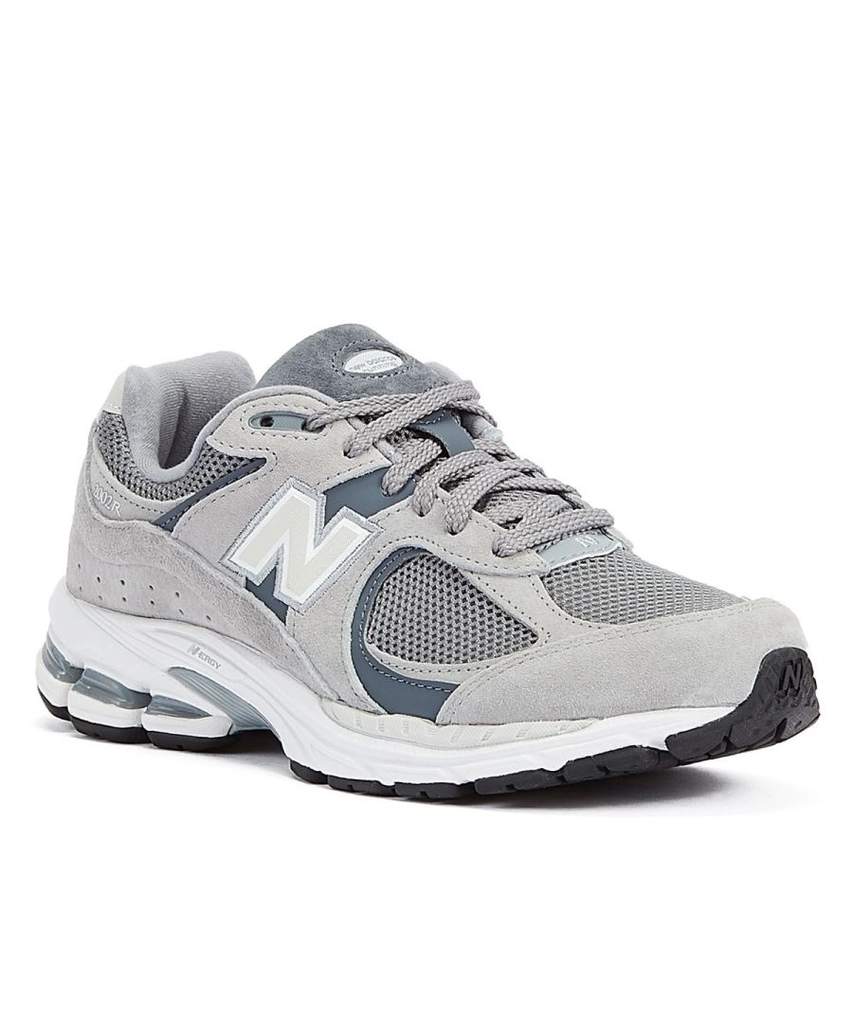 New Balance Unisex 2002 Suede Steel Grey Trainers Mesh - Size UK 4